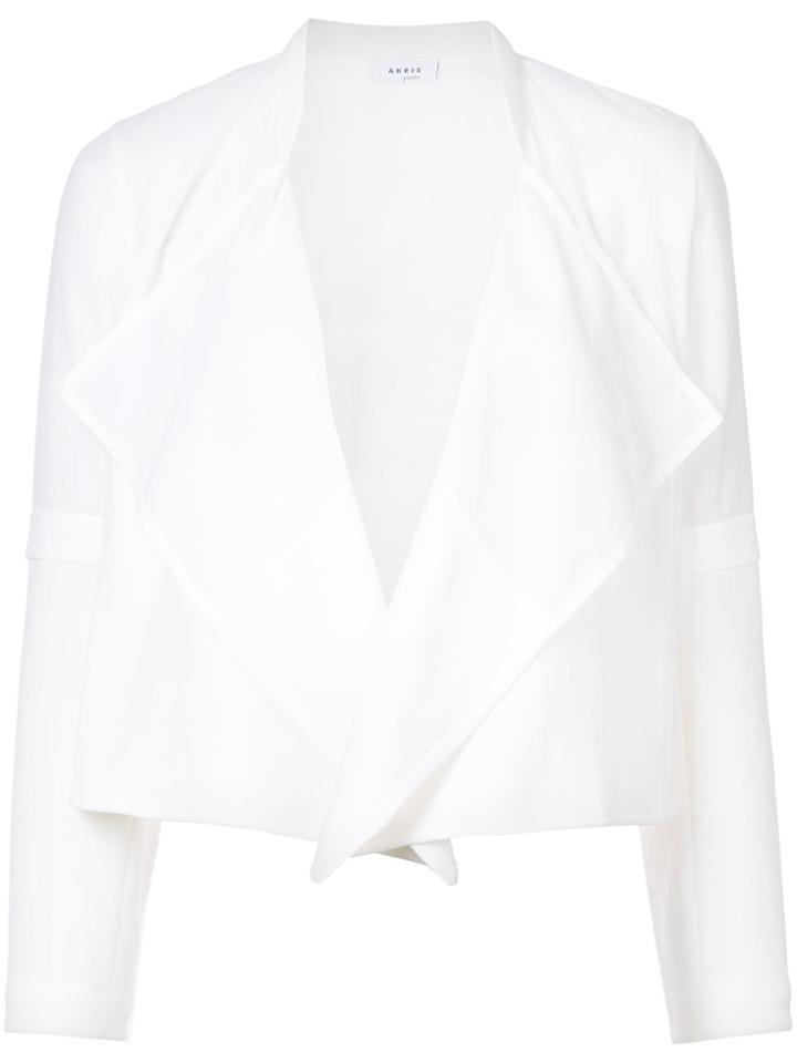 Akris Punto Waterfall Blazer - White