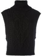 Isabel Marant 'grant' Sleeveless Jumper, Women's, Size: 38, Black, Polyamide/alpaca/merino