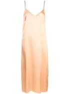 Kamperett Sade Slip Dress - Pink