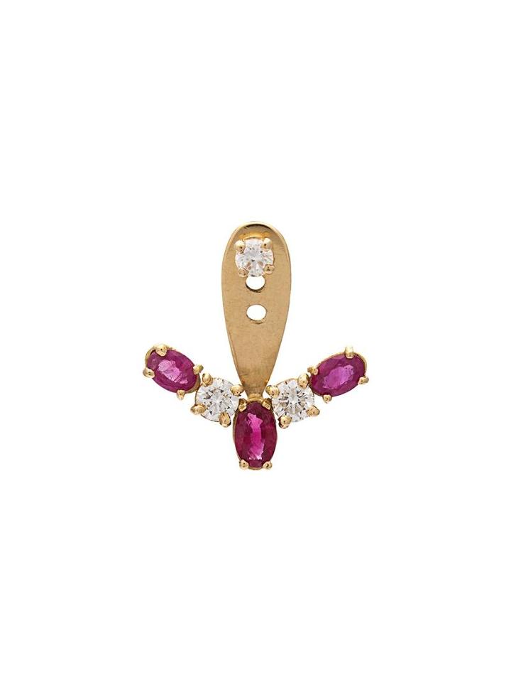 Yvonne Léon Diamond Earring, Women's, Metallic