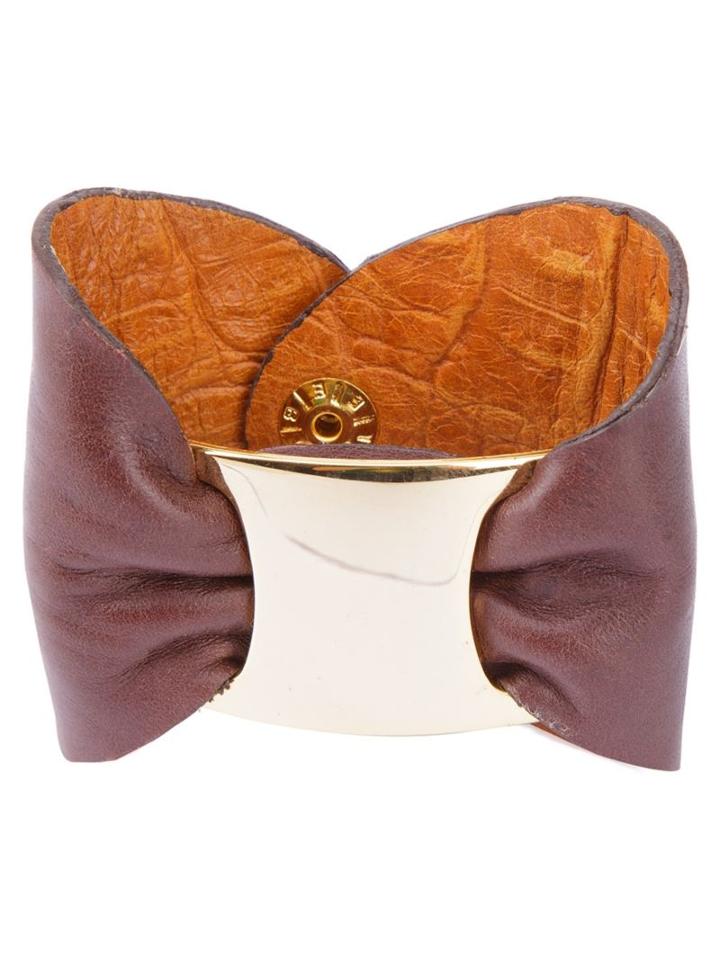 Xaa Leather Cuff, Women's, Brown