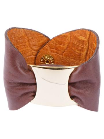 Xaa Leather Cuff, Women's, Brown