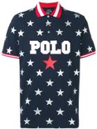 Polo Ralph Lauren Star Print Polo Shirt - Blue