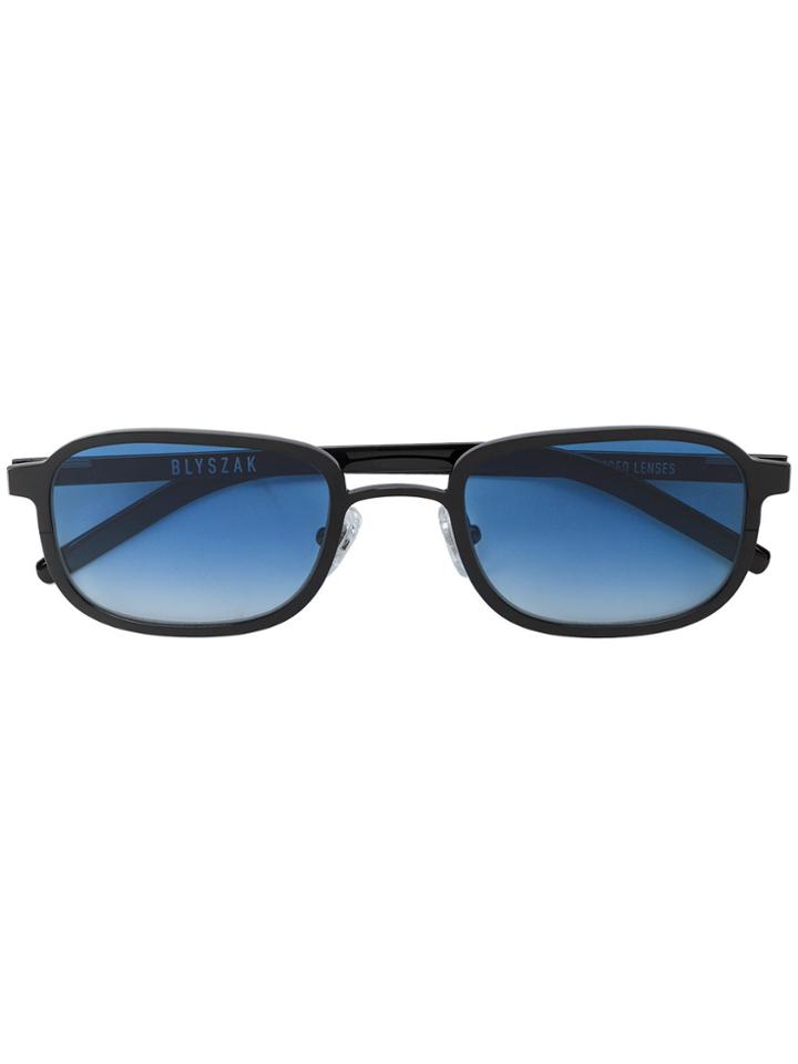 Blyszak Square Frame Gradient Sunglasses - Black