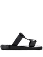 Valentino T-strap Sandals - Black