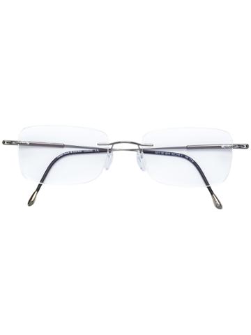 Silhouette Square Glasses - Nude & Neutrals