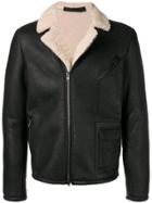 Salvatore Santoro Shearling Lined Jacket - Black