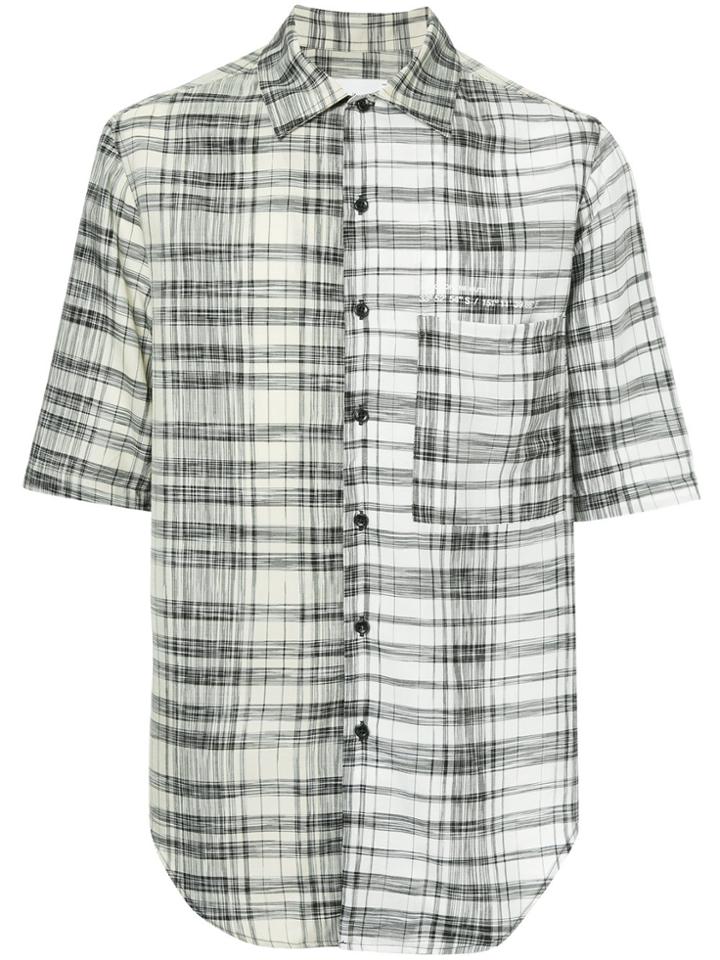 Song For The Mute Coordinates Short Sleeve Oversized Shirt - White