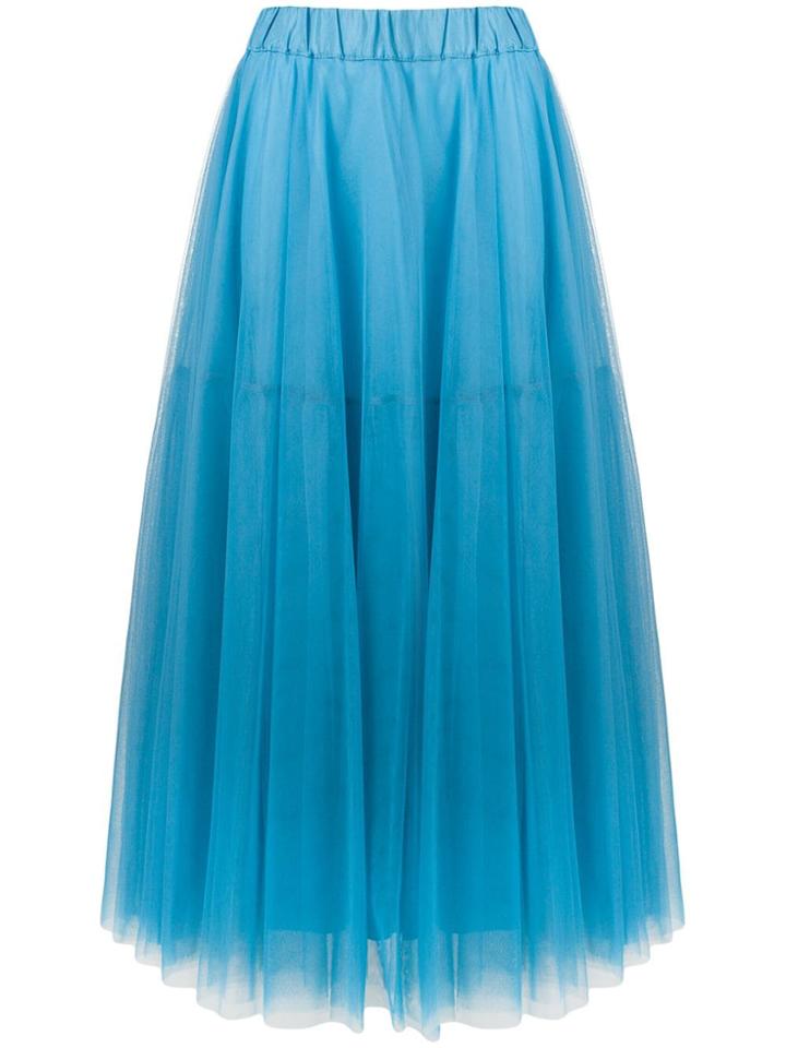 P.a.r.o.s.h. Nylla Tulle Skirt - Blue