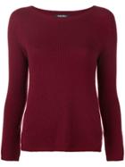 's Max Mara Round Neck Sweater - Red