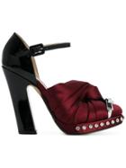 No21 Studded Pumps - Red