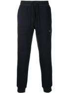 Emporio Armani Star Embroidered Track Pants - Blue