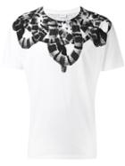Marcelo Burlon County Of Milan Snake Print T-shirt, Men's, Size: Xs, White, Cotton