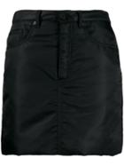 Mm6 Maison Margiela Padded Straight Skirt - Black