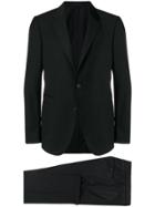 Z Zegna Single Breasted Suit Jacket - Black