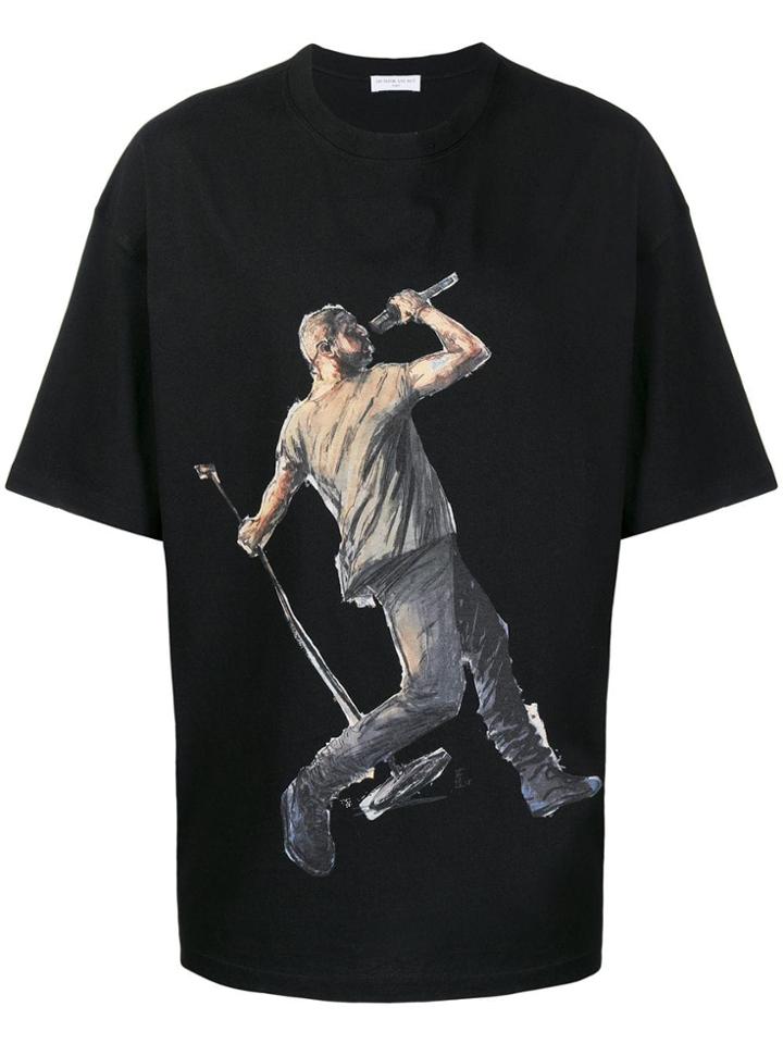 Ih Nom Uh Nit Singer Print T-shirt - Black
