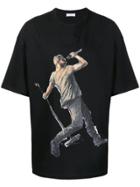 Ih Nom Uh Nit Singer Print T-shirt - Black
