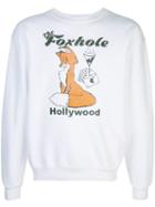 Local Authority Foxhole Print Sweatshirt - White