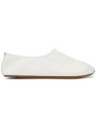 Mm6 Maison Margiela Sculpted Toe Ballerinas - White
