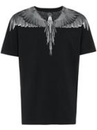 Marcelo Burlon County Of Milan Wings Cotton T-shirt - Black