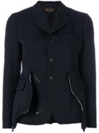 Comme Des Garçons Asymmetric Layered Jacket - Blue