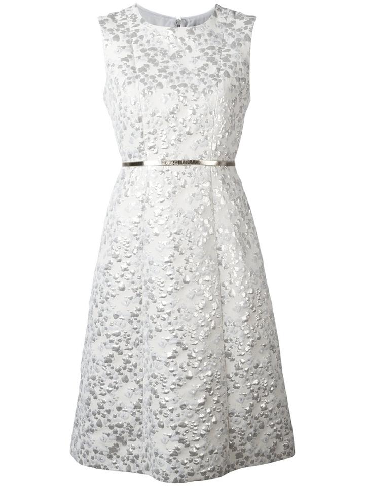 Max Mara - Aurelia Jacquard Dress - Women - Cotton/acrylic/polyester/silk - 44, Nude/neutrals, Cotton/acrylic/polyester/silk