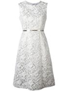 Max Mara - Aurelia Jacquard Dress - Women - Cotton/acrylic/polyester/silk - 44, Nude/neutrals, Cotton/acrylic/polyester/silk