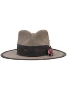 Nick Fouquet Fedora Hat, Men's, Size: 57, Brown, Leather