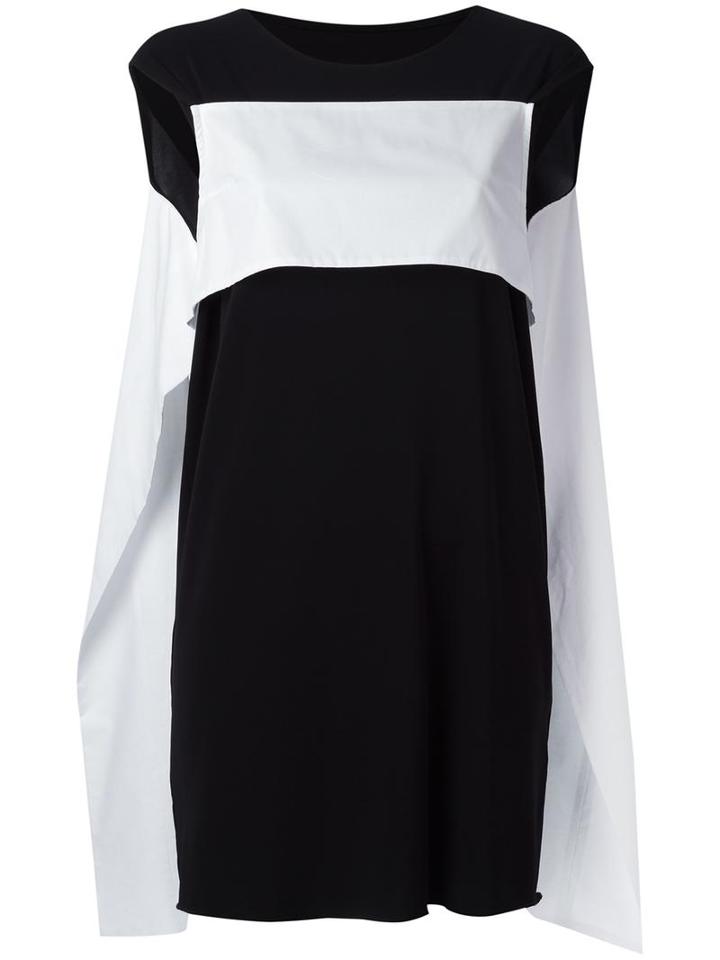 Mm6 Maison Margiela Strap Detail Dress, Women's, Size: Large, Acetate/cotton/polyamide/spandex/elastane