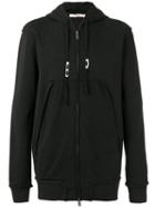 Damir Doma Open Seam Zipped Hoodie, Men's, Size: Large, Black, Cotton/polyester