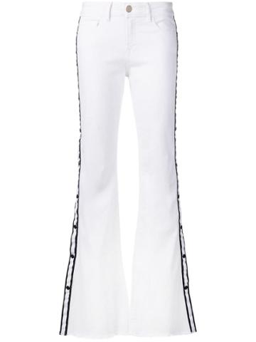 Don't Cry Flared Jeans - White