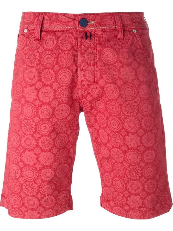 Jacob Cohen Kaleidoscope Print Bermuda Shorts