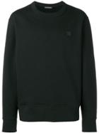 Acne Studios Fairview Face Sweatshirt - Black
