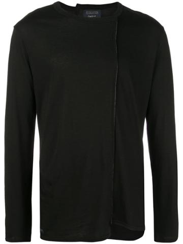 Yohji Yamamoto Side Stitch T-shirt - 3-blk/gy