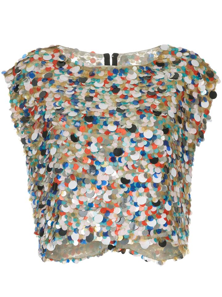 Zambesi Confetti Sequinned Top - Multicolour