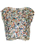 Zambesi Confetti Sequinned Top - Multicolour
