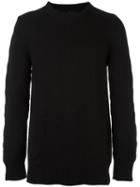 Ann Demeulemeester Grise Crew Neck Jumper, Men's, Size: Xs, Black, Polyamide/alpaca