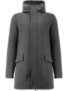 Herno Classic Single Breasted Coat - Grey