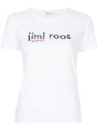 Jimi Roos Embroidered Logo T-shirt - White
