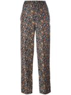 Isabel Marant Foliage Print Tapered Trousers, Women's, Size: 36, Silk