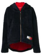 Tommy Hilfiger Contrast Lining Bomber Jacket - Blue