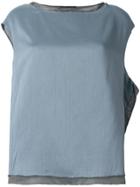 Fabiana Filippi Sleeveless Loose Fit Top - Blue