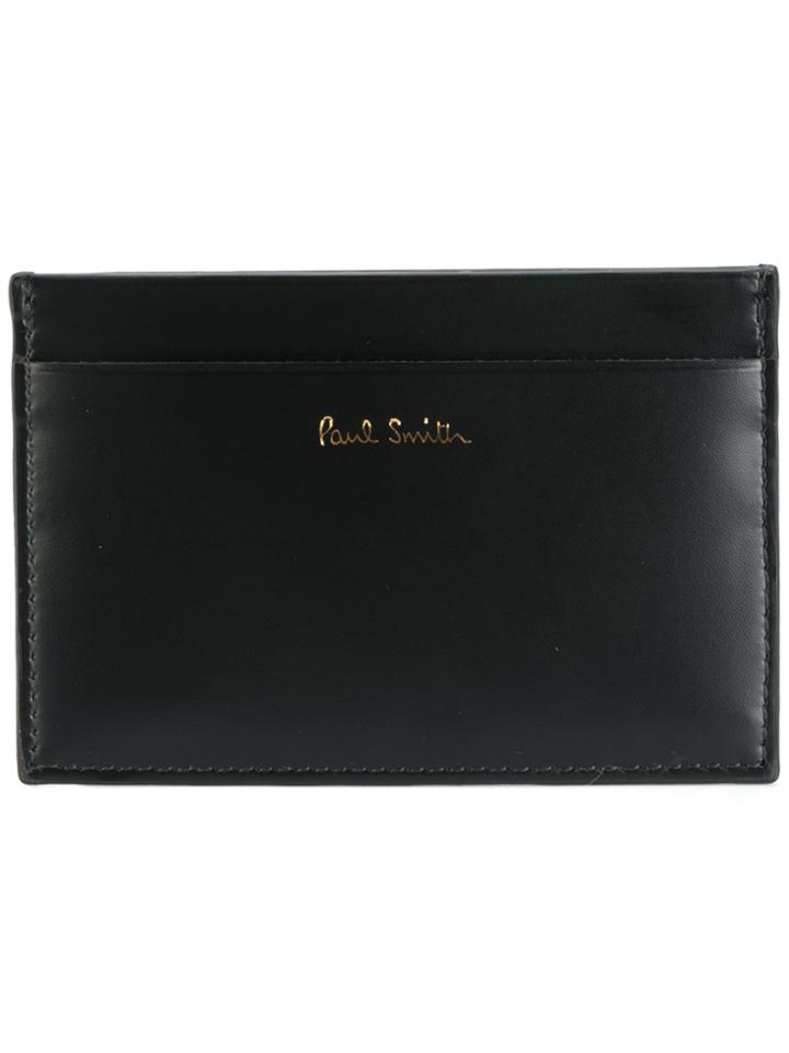 Paul Smith Leopard Print Cardholder - Black