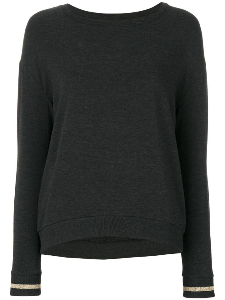 Majestic Filatures Round Neck Jumper - Black