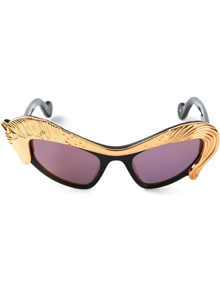Anna Karin Karlsson 'horse' Sunglasses - Black