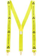 Gosha Rubchinskiy Embroidered Logo Braces - Yellow & Orange