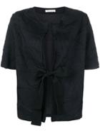 Stefano Mortari Wrinkled Effect Jacket - Blue