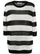 Dorothee Schumacher Knitted Striped Jumper - Black
