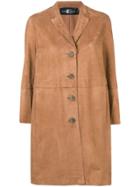 Luisa Cerano Single-breasted Coat - Brown