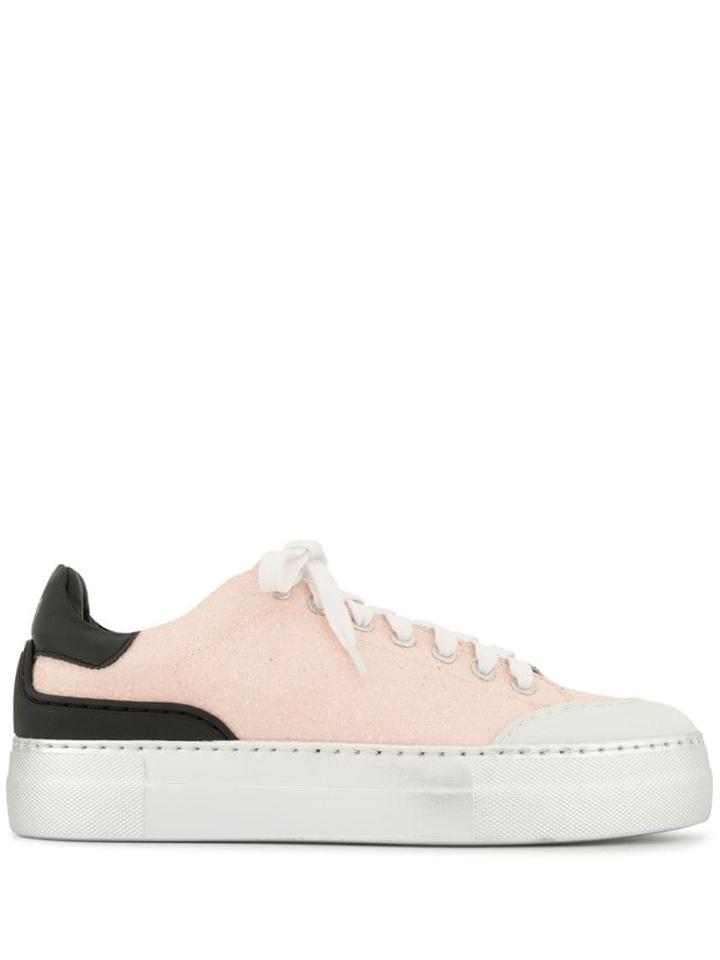 Nº21 Colour-block Sneakers - Pink